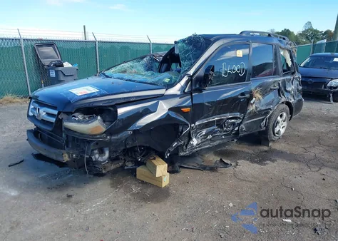 2008 Honda Pilot Ex from USA, damaged, VIN 5FNYF28478B007318